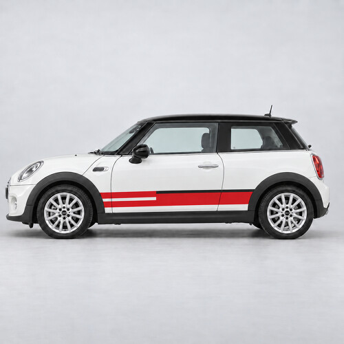 Adhesivo Vinilo Lateral Club Sprint Stripes para MINI Cooper 2014_1