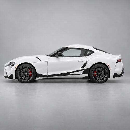 Vinilo adhesivo de barrido lateral abierto para Toyota Supra 2020-2026_1