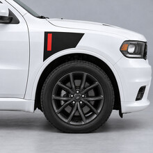 Calcomanía de vinilo para guardabarros delantero Arch Crown para Dodge Durango_2