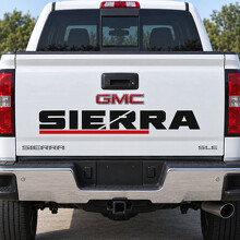 Pegatina vinilo adhesiva <i>inline crosscut</i> para portón trasero de GMC Sierra_2