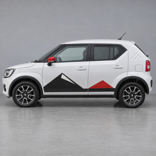 Pegatina de vinilo lateral Twin Peak Terrace para Suzuki Ignis FF21S 2017-2020 Pre-Facelift