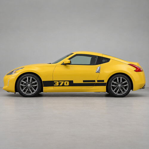 Adhesivo Vinilo Lateral Paso Ancho para Nissan 370Z 2018_1