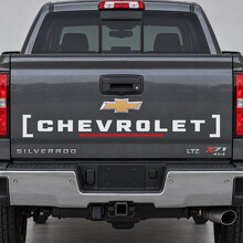 Tipo de soporte 1500 Vinilo adhesivo para portón trasero Chevrolet Silverado 2018_2