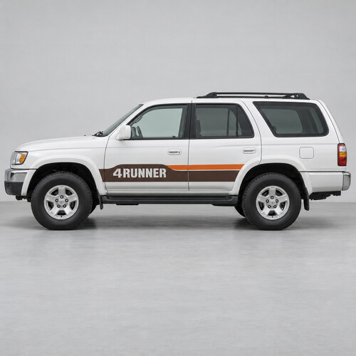 Calcomanía de Vinilo Lateral Retro Letter Panel N180 para Toyota 4Runner 1996-2002_1