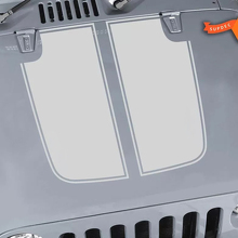 Jeep Wrangler TJ vinilo 2 piezas pegatina para capó TJ U PICK COLOR
 2