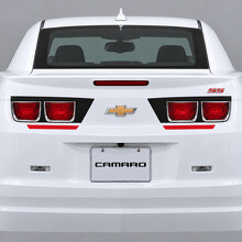 Calcomanía adhesiva de vinilo para aletas y luces traseras de fascia trasera para Chevrolet Camaro 2013_2