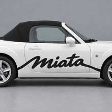 Calcomanía de vinilo lateral con texto abierto para Mazda MX-5 Miata 2006_2