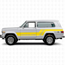 Pegatinas de vinilo laterales con franjas Cherokee Chief para Jeep Cherokee 1981-83_5