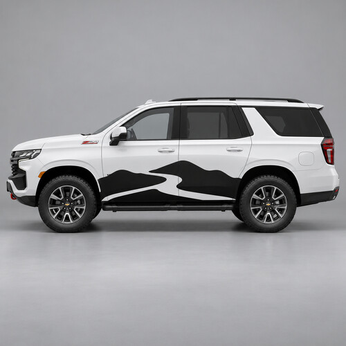 Calcomanía lateral de vinilo Z71 Boulder Path para Chevrolet Tahoe 2023_1