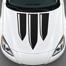 Calcomanía de vinilo para capó con tres hojas de escudo para Buick Regal GS 2012-2013_2