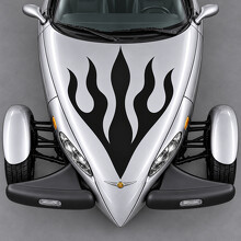 Adhesivo de vinilo con cinco llamas para capó, para Chrysler Prowler 2001-2002_2