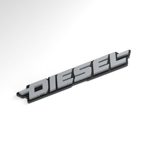 Emblema de Acrílico 3D Diesel Torque