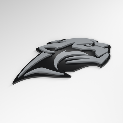 Insignia Acrílica 3D Panther Low Prowl_1