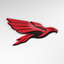 Emblema acrílico 3D Falcon Swept Wing_3