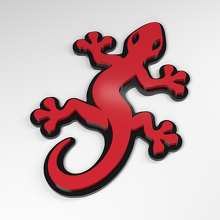 Emblema Acrílico 3D Gecko Grip_3