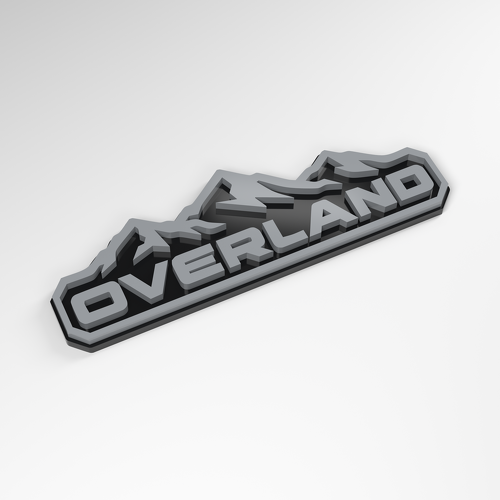Placa acrílica 3D Overland Horizon