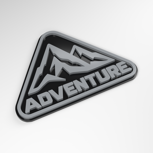 Insignia Acrílica 3D Adventure Peak