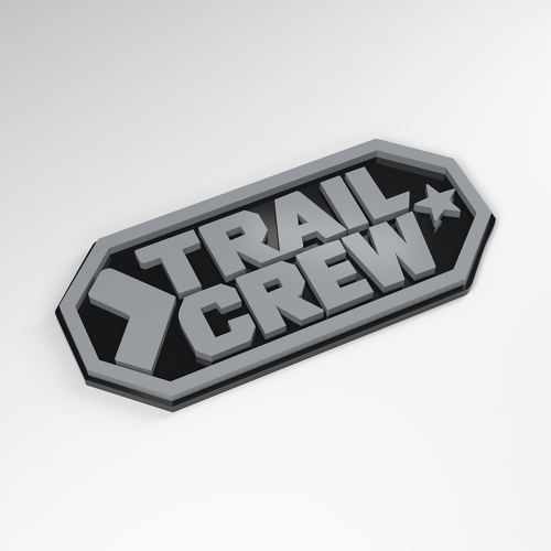 Insignia Acrílica 3D Club Trail Crew