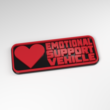 Insignia acrílica 3D de vehículo de apoyo emocional_3