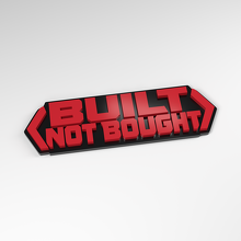 Taller Built Not Bought Placa de Acrílico 3D_3