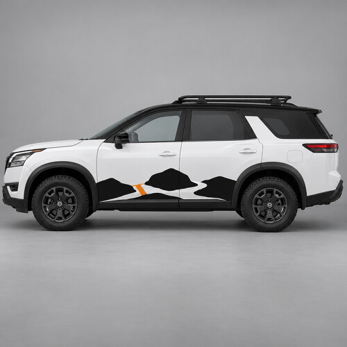 Adhesivo de vinilo lateral Rock Creek Crossing para Nissan Pathfinder 2023_1