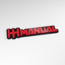 Insignia de Coche en Acrílico 3D con Pasador de Cambio Manual_3