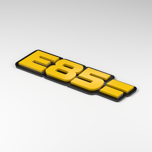 Placa de coche 3D de acrílico E85_2