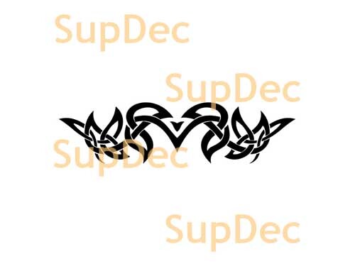 Calcomanía de capó en estilo tatuaje #029