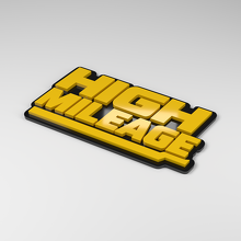 Emblema de Coche 3D de Acrílico para Alto Kilometraje_2