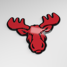 Emblema para coche de metacrilato 3D Moose_3