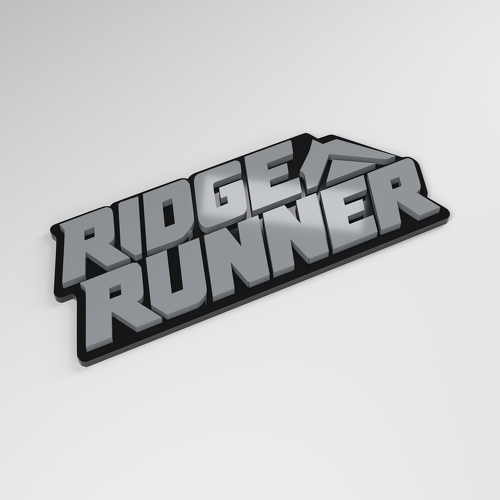 Emblema de Coche en Acrílico 3D Ridge Runner_1