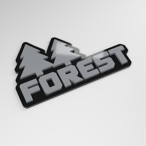 Insignia del Coche Forest 3D de Acrílico_1