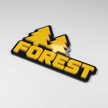 Insignia del Coche Forest 3D de Acrílico_2