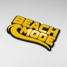 Insignia de Coche Acrílica 3D Beach Mode_2