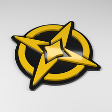 Emblema de coche acrílico 3D Compass_2