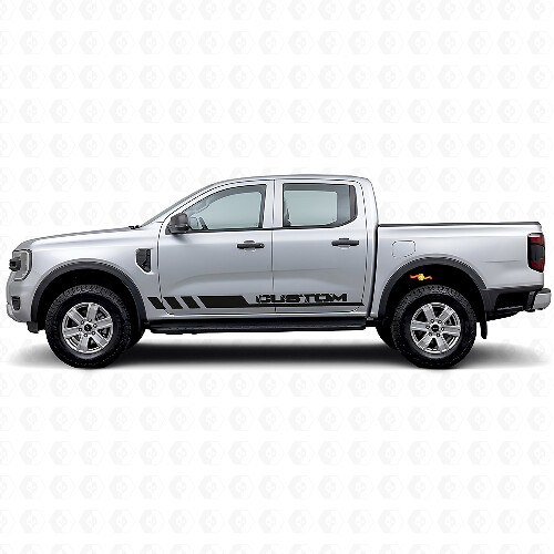 Calcomanía de vinilo de franja lateral personalizada para camioneta Musclecar 2017