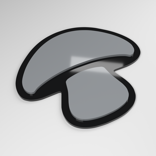 Emblema para coche 3D de acrílico en forma de seta_1