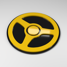 Emblema de Coche 3D de Acrílico para Volante_2