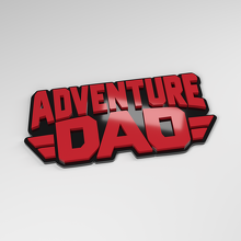 Placa de Coche Acrílica 3D Adventure Dad_3