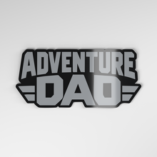 Placa de Coche Acrílica 3D Adventure Dad_4