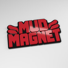 Insignia para coche de acrílico 3D Mud Magnet_3