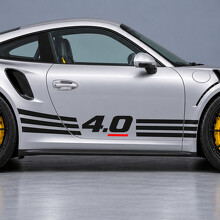 Adhesivo Vinilo Lateral Flat Six Flow GT3 RS para Porsche 911 2016_2