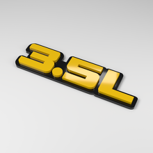 Emblema de coche 3D de acrílico 3.5L_2