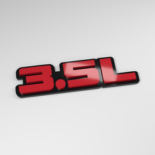 Emblema de coche 3D de acrílico 3.5L_3