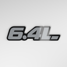 Emblema de coche acrílico 3D 6.4L_4