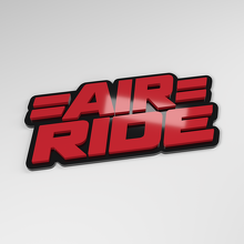 Placa de coche acrílica 3D Air Ride_3