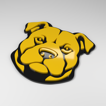 Emblema para coche acrílico 3D Pit Bull_2