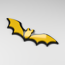Placa de coche acrílica 3D Bat_2