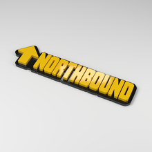 Emblema de coche acrílico 3D dirección norte_2