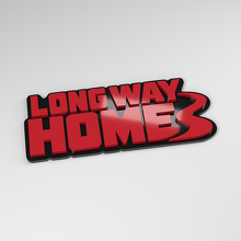 Emblema para Coche Acrílico 3D Long Way Home_3